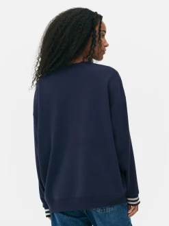 Femme Primark Sweats À Capuche Et Sweat-Shirts|Sweat-shirt à Texte Contrasté Disney Stitch