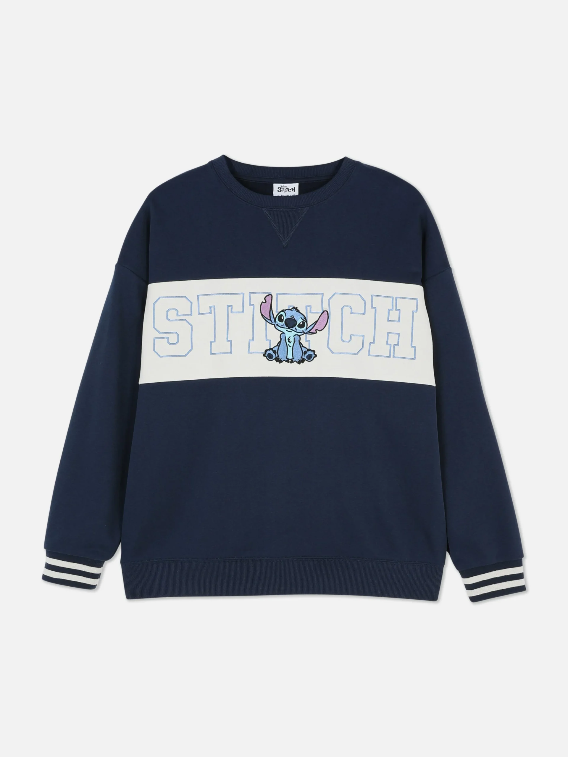 Femme Primark Sweats À Capuche Et Sweat-Shirts|Sweat-shirt à Texte Contrasté Disney Stitch
