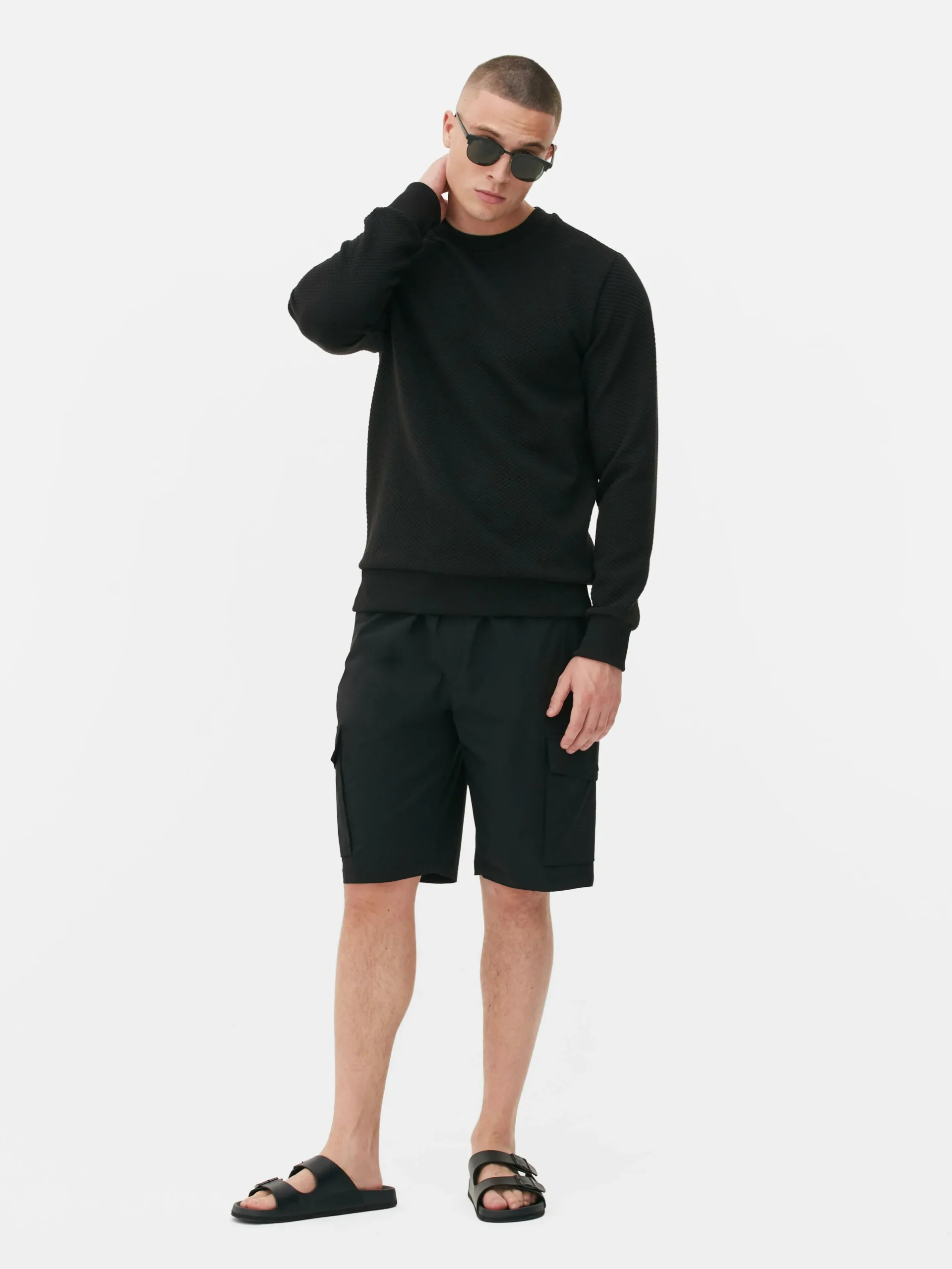 Homme Primark Sweats À Capuche Et Sweat-Shirts|Sweat-shirt Matelassé à Motif Losanges
