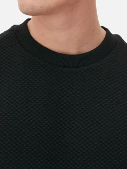 Homme Primark Sweats À Capuche Et Sweat-Shirts|Sweat-shirt Matelassé à Motif Losanges