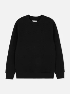 Homme Primark Sweats À Capuche Et Sweat-Shirts|Sweat-shirt Matelassé à Motif Losanges