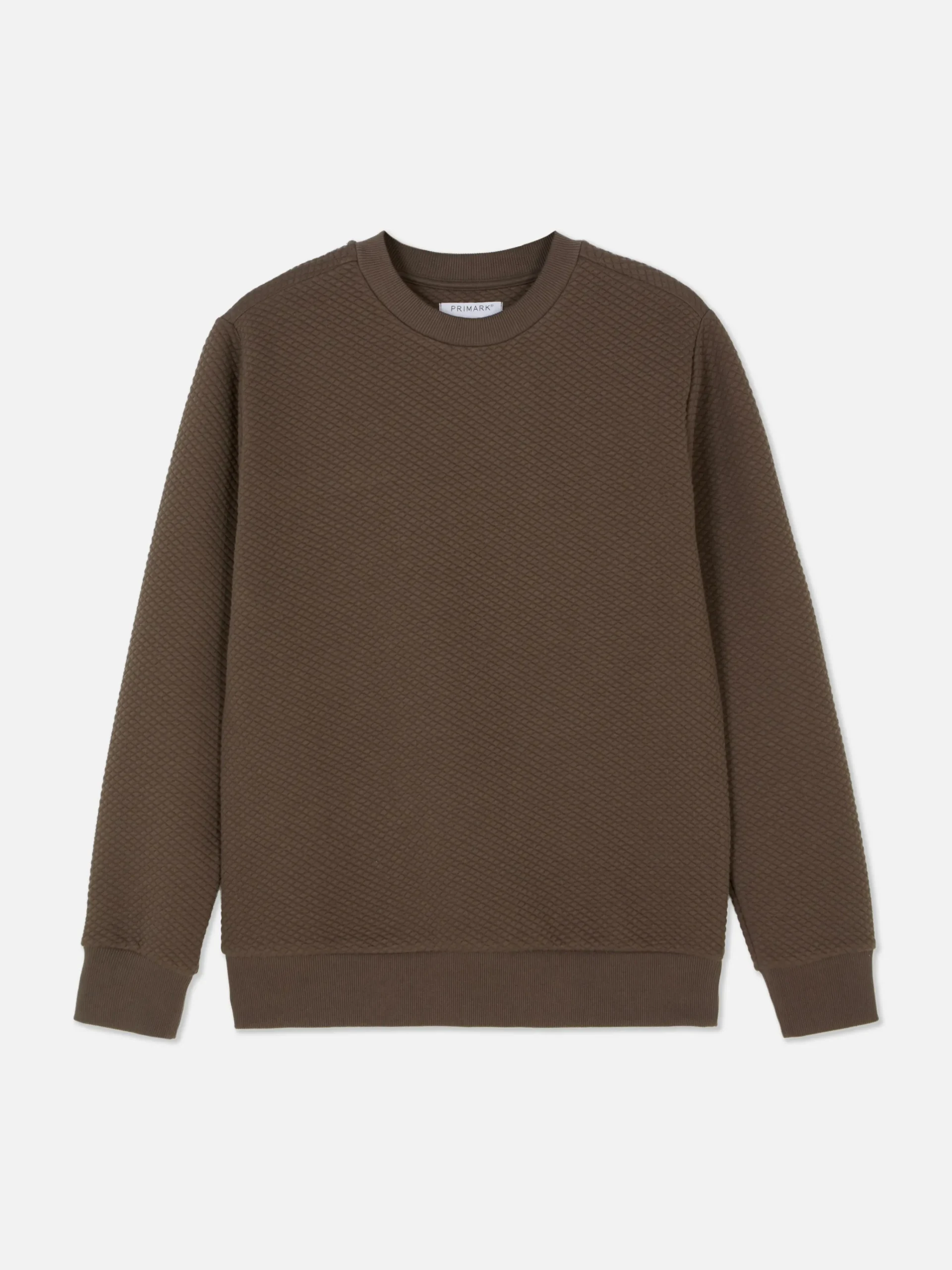 Homme Primark Sweats À Capuche Et Sweat-Shirts|Sweat-shirt Matelassé à Motif Losanges