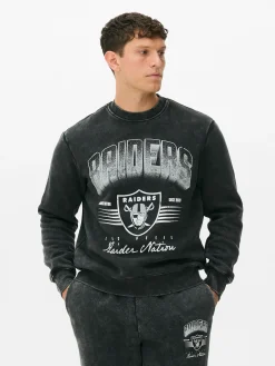 Homme Primark T-Shirts Et Sweat-Shirts À Motifs|Sweats À Capuche Et Sweat-Shirts|Sweat-shirt NFL Las Vegas Raiders à Coordonner