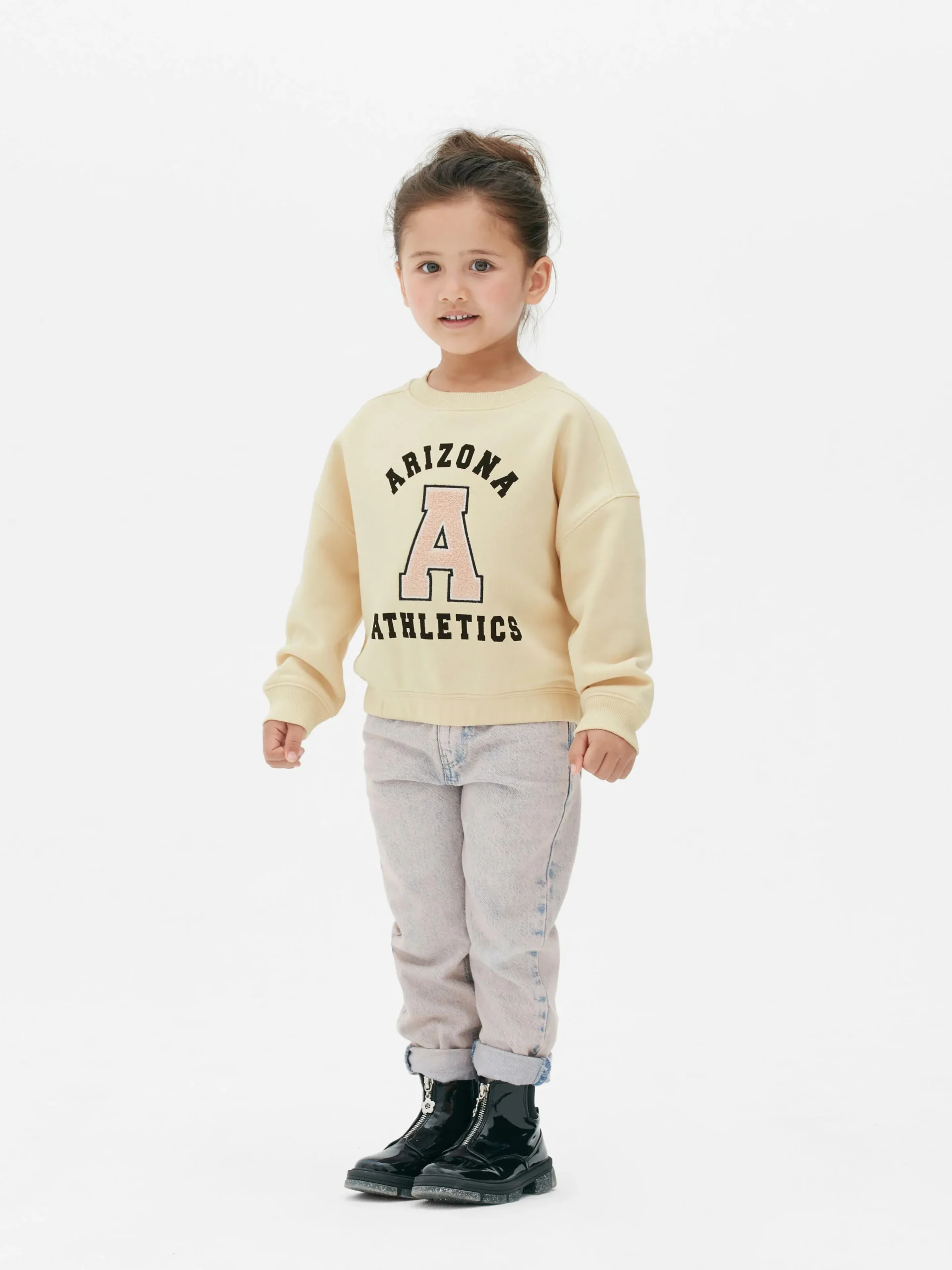 Enfant Primark Sweats À Capuche Et Sweat-Shirts|Sweat-shirt Style Universitaire à Lettre En Bouclé