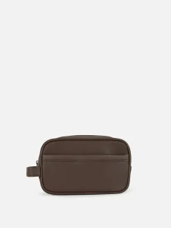 Homme Primark Sacs Et Portefeuilles|Trousse De Toilette En Simili Cuir
