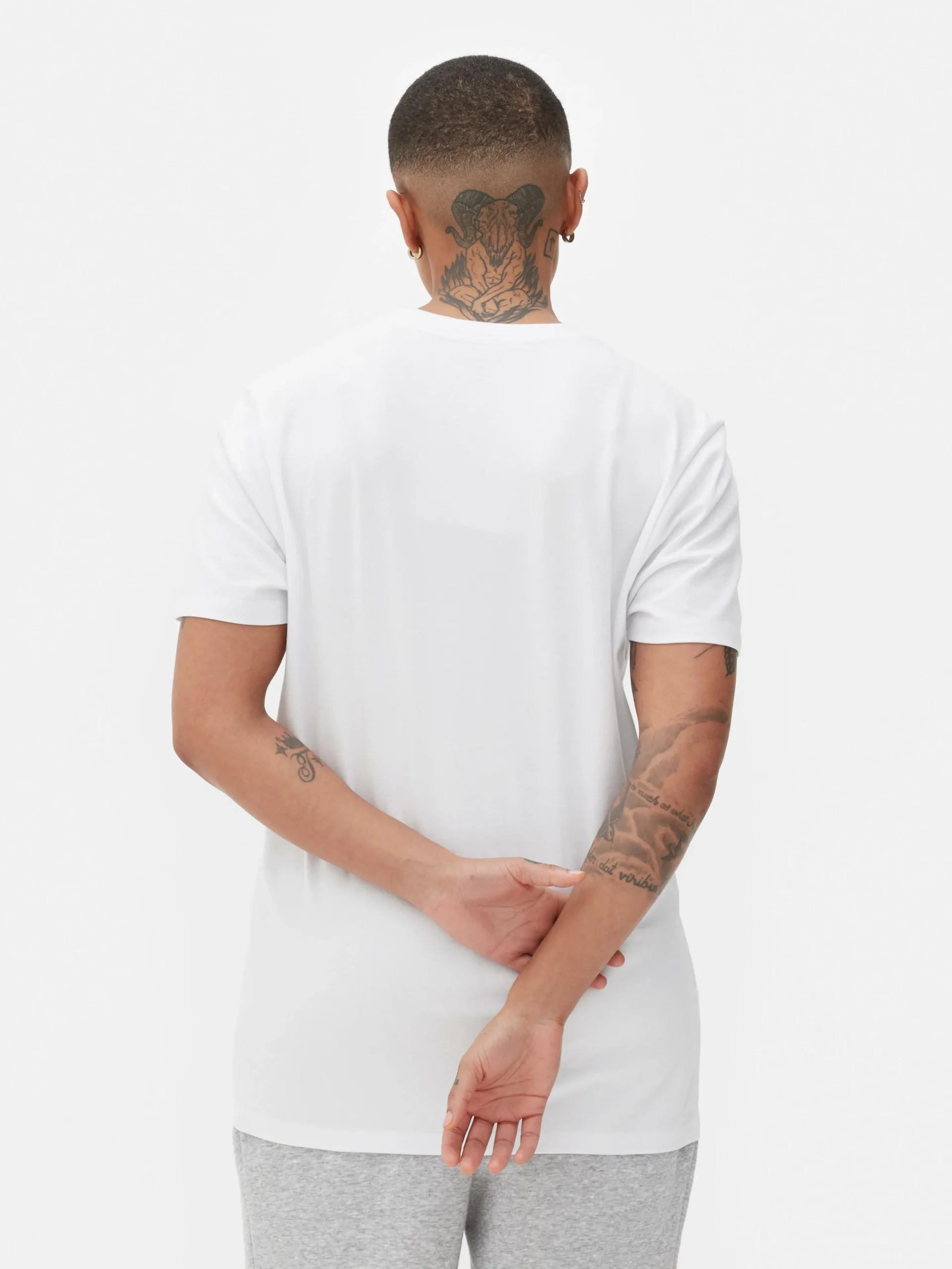 Homme Primark Hauts Et T-Shirts|T-shirt à Col Ras-du-cou Coupe Regular