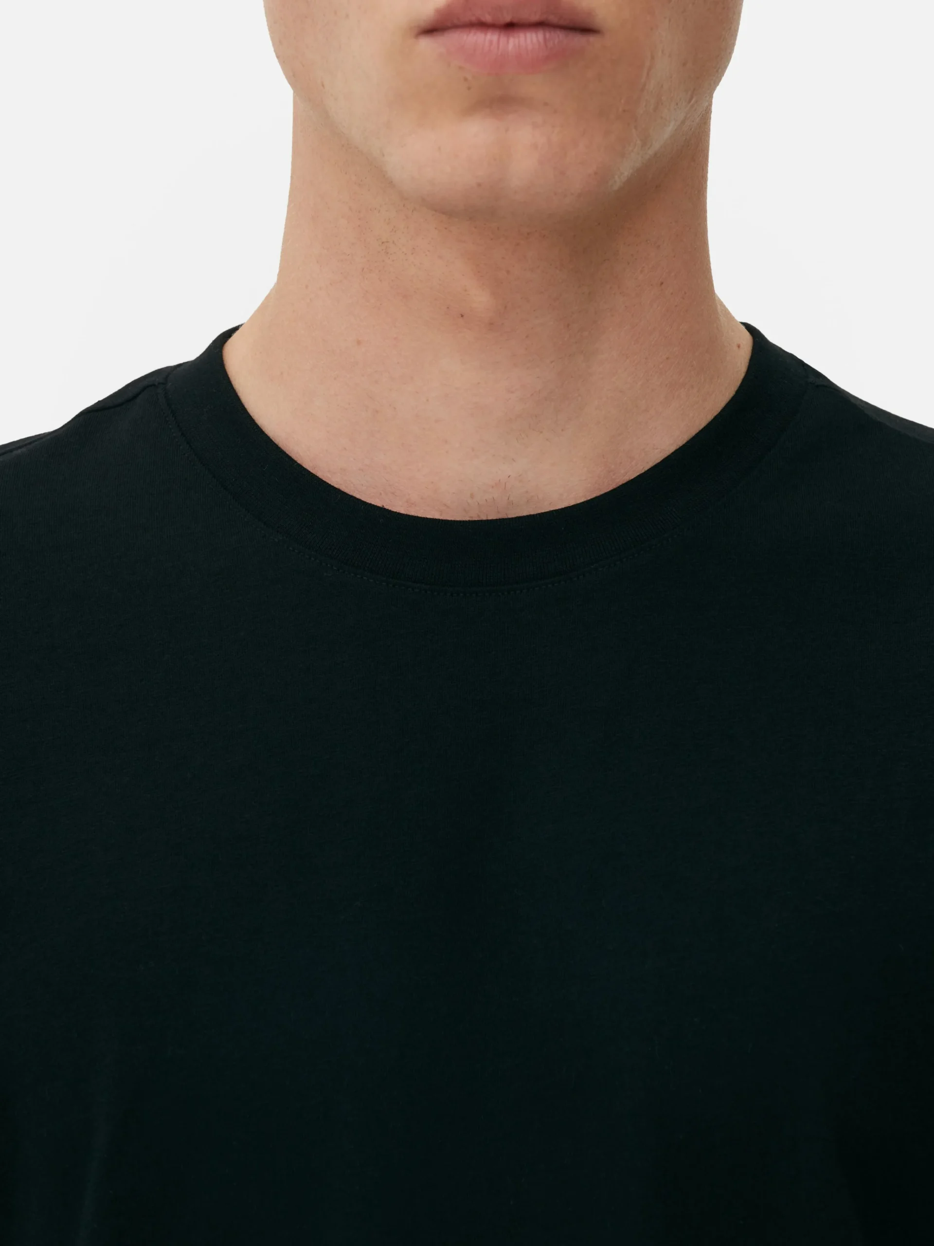 Homme Primark Hauts Et T-Shirts|T-shirt à Col Ras-du-cou Coupe Regular