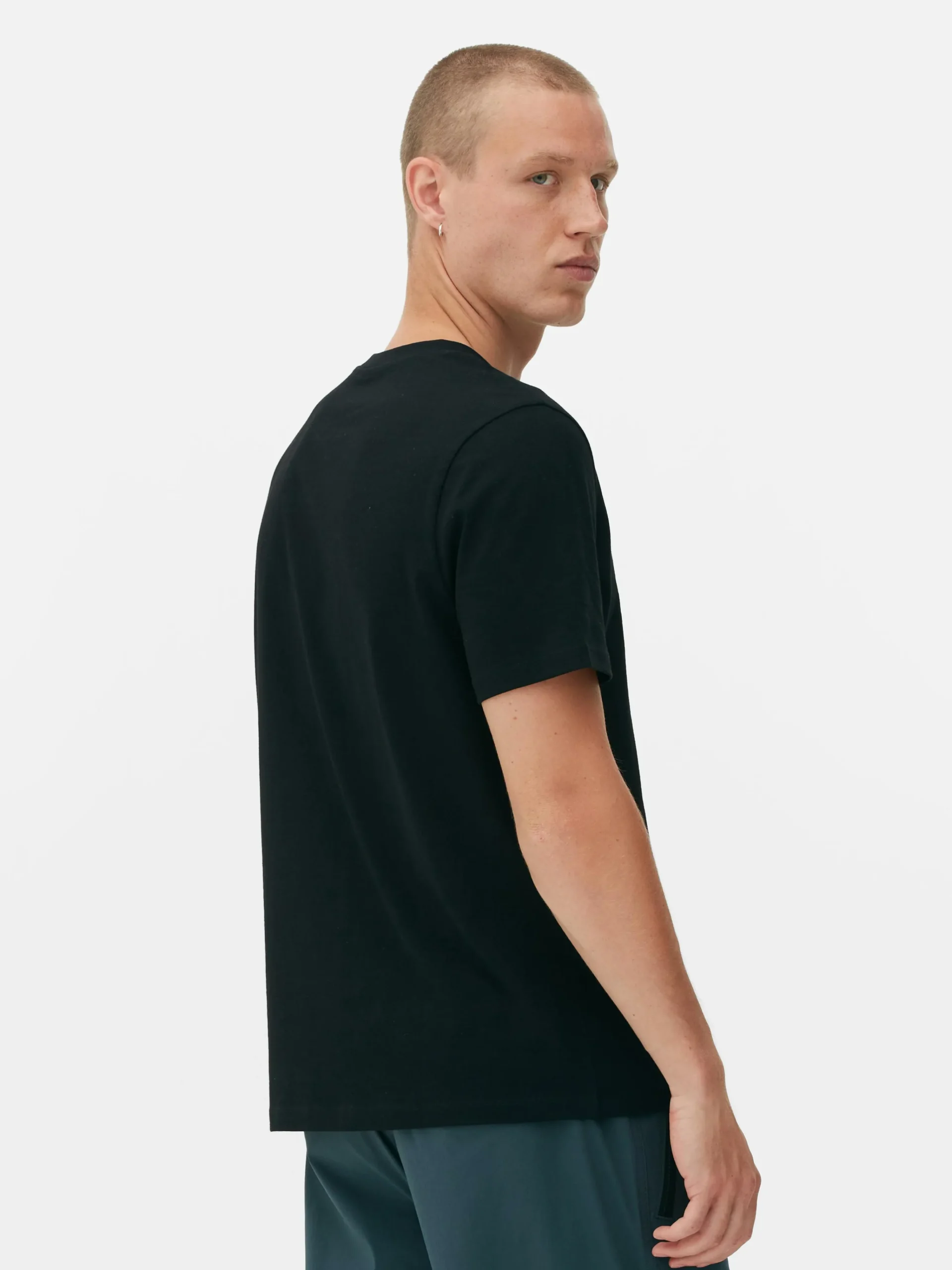 Homme Primark Hauts Et T-Shirts|T-shirt à Col Ras-du-cou Coupe Regular