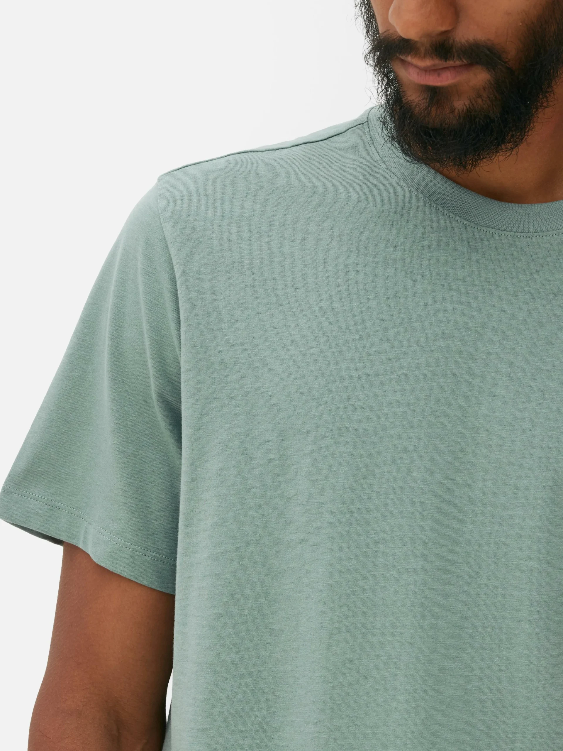 Homme Primark Hauts Et T-Shirts|T-shirt à Col Ras-du-cou Coupe Regular