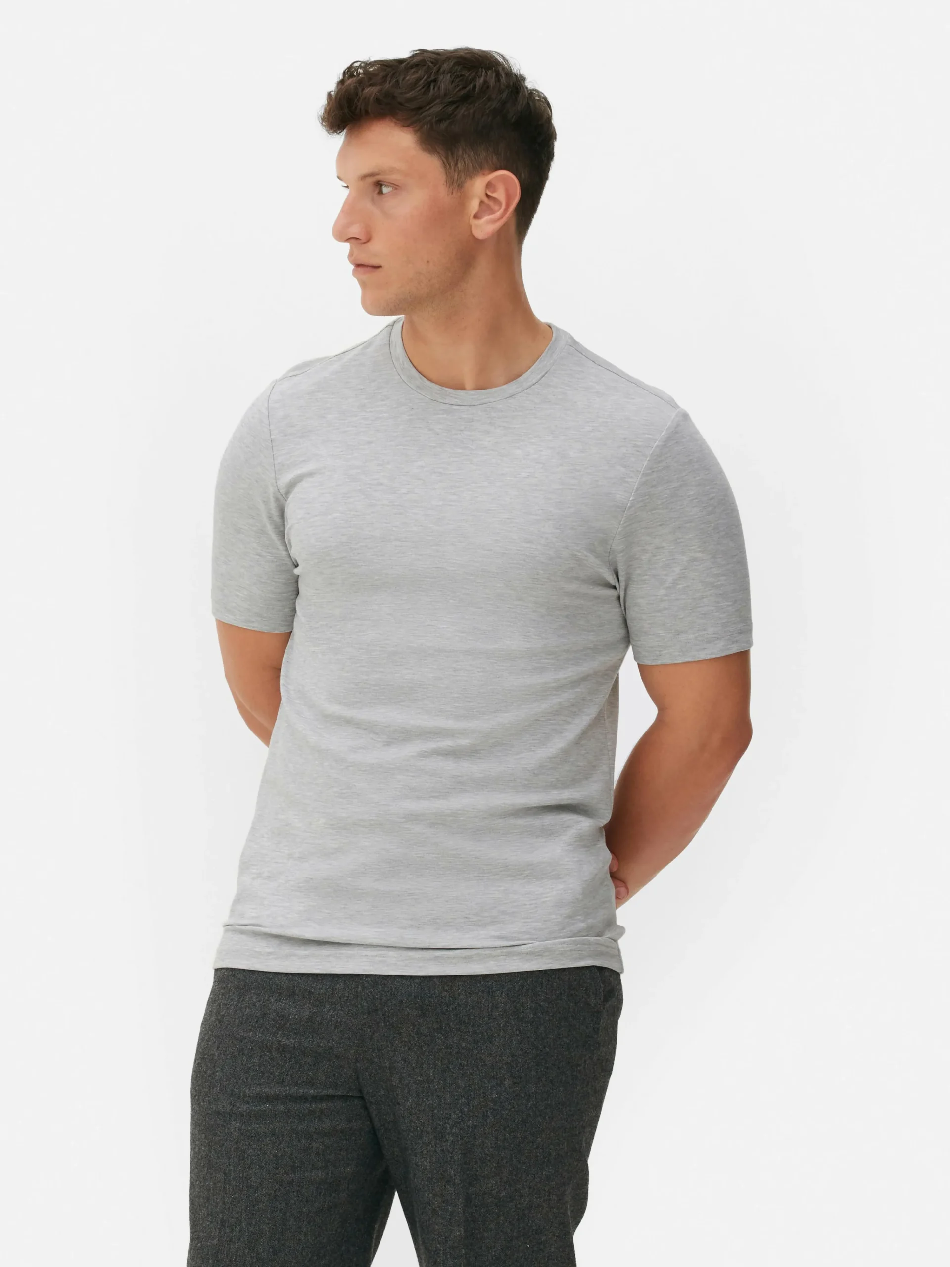 Homme Primark Hauts Et T-Shirts|T-shirt à Col Ras-du-cou Kem