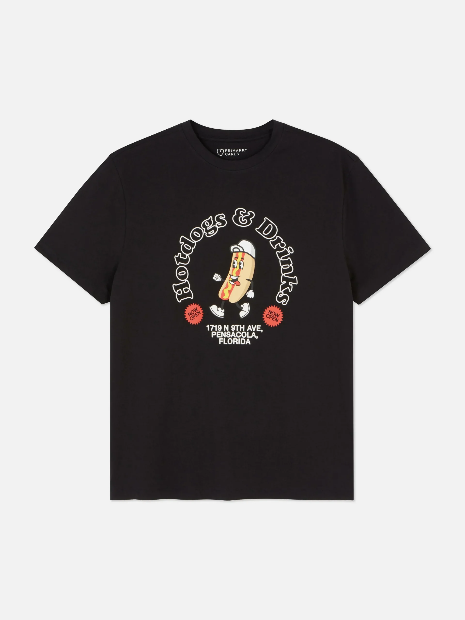Homme Primark Hauts Et T-Shirts|T-shirt à Imprimé Hot-dog
