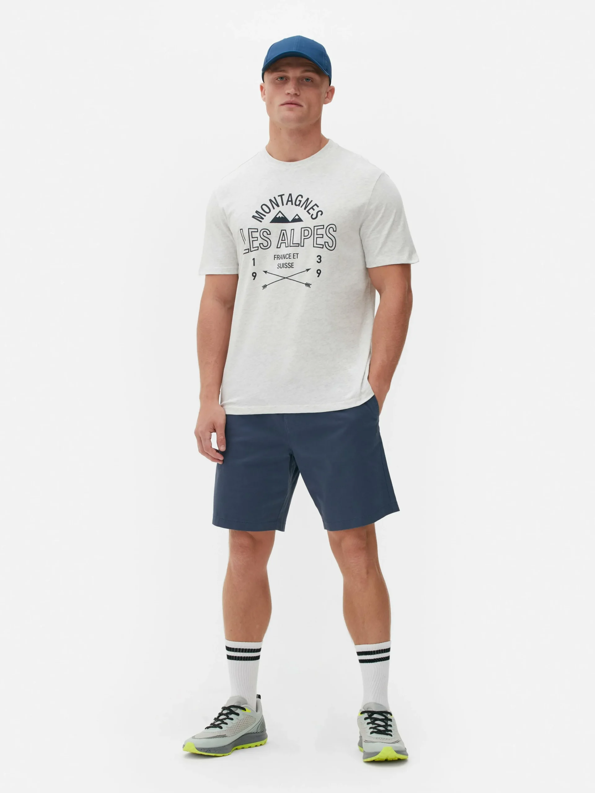Homme Primark Hauts Et T-Shirts|T-shirt à Imprimé Les Alpes