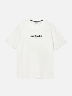 Homme Primark Hauts Et T-Shirts|T-shirt à Imprimé Statue De Los Angeles