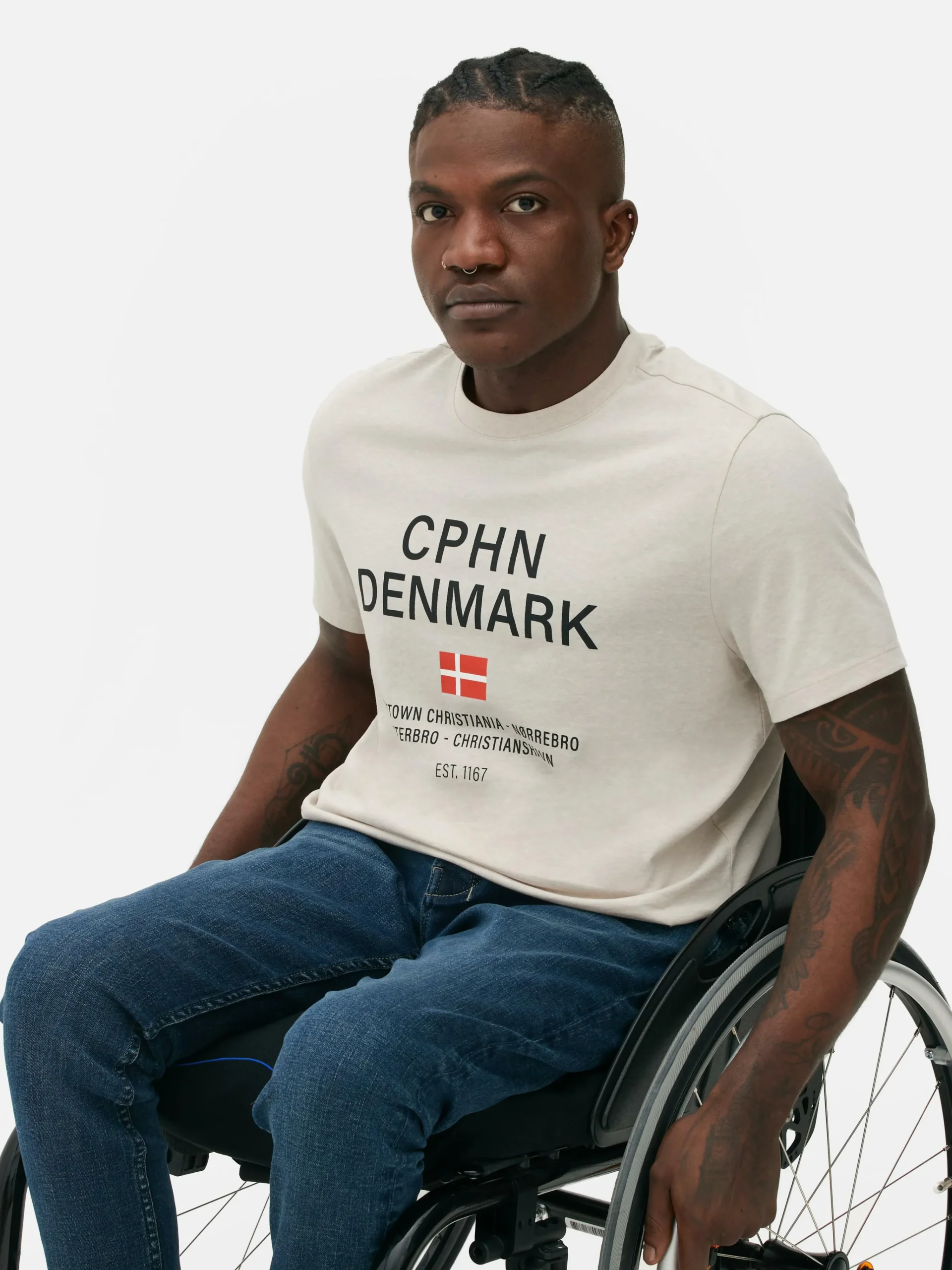 Homme Primark Hauts Et T-Shirts|T-shirt à Manches Courtes Copenhague