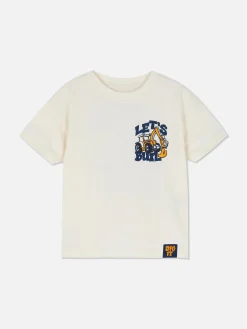 Enfant Primark Hauts Et T-Shirts|T-shirt à Manches Courtes Et Motif Pelleteuse
