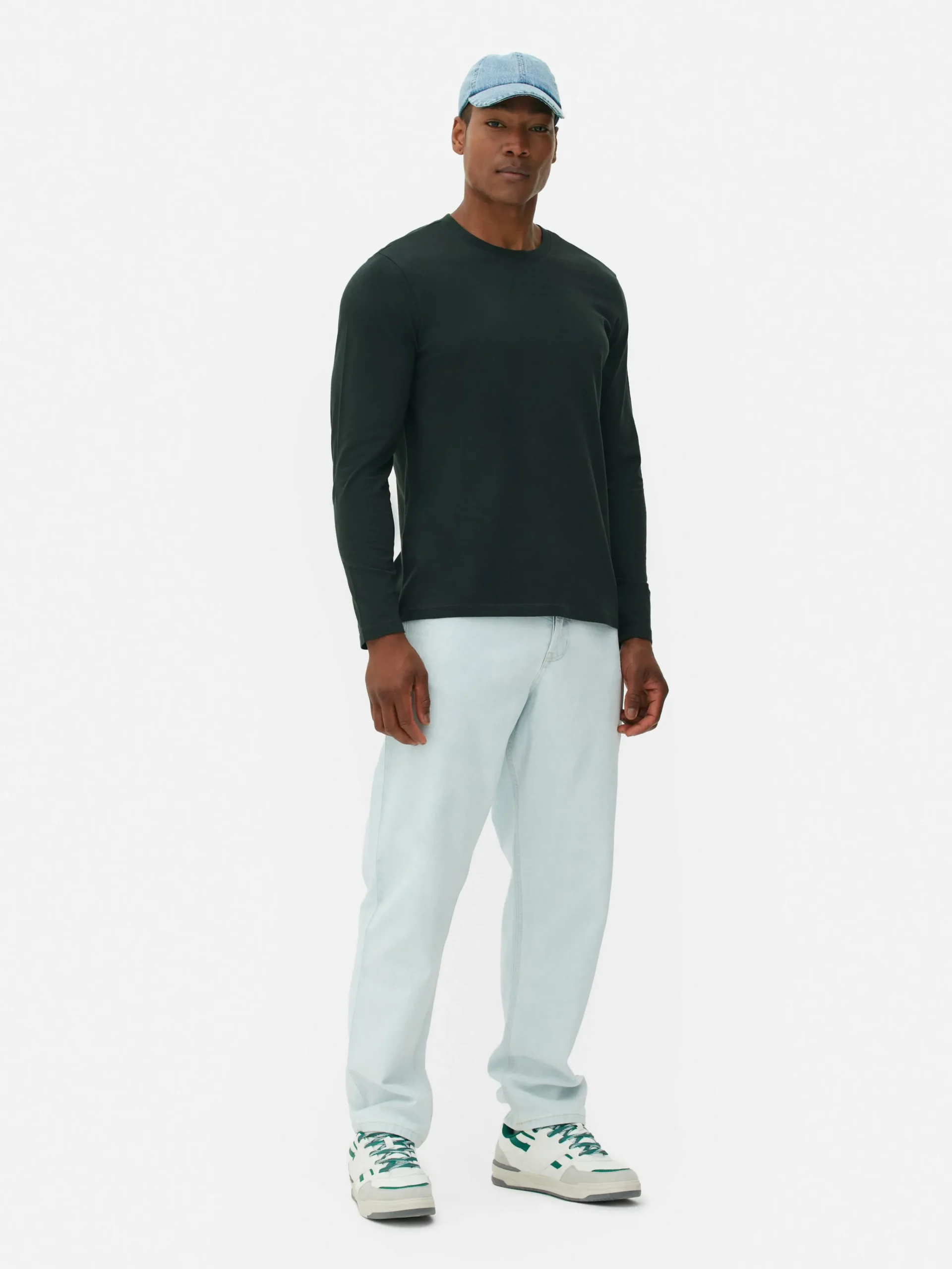 Homme Primark Hauts Et T-Shirts|T-shirt à Manches Longues En Coton