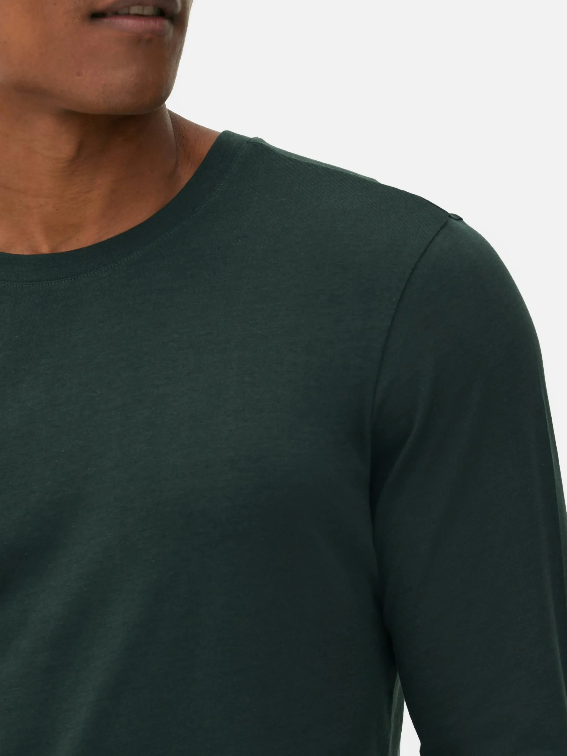 Homme Primark Hauts Et T-Shirts|T-shirt à Manches Longues En Coton