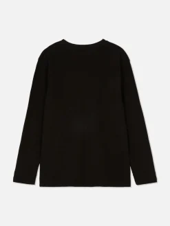 Enfant Primark Hauts Et T-Shirts|T-shirt à Manches Longues Et à Texture Gaufrée