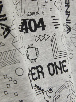 Enfant Primark Hauts Et T-Shirts|T-shirt à Manches Longues Et Motif Gaming