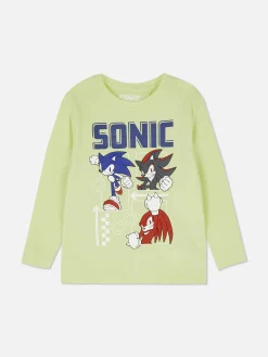 Enfant Primark Hauts Et T-Shirts|T-shirt à Manches Longues Sonic Le Hérisson