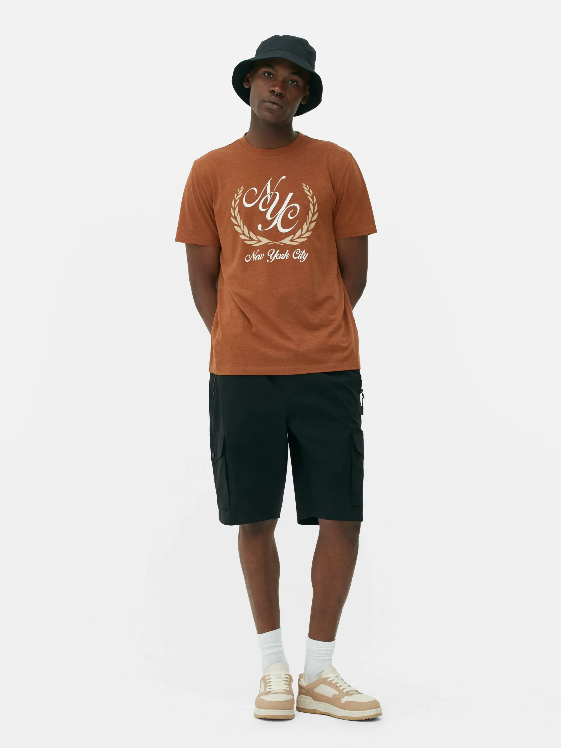 Homme Primark Hauts Et T-Shirts|T-shirt à Motif Armoiries New York City