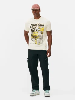 Homme Primark Hauts Et T-Shirts|T-shirt à Motifs Style Bande Dessinée Pokémon