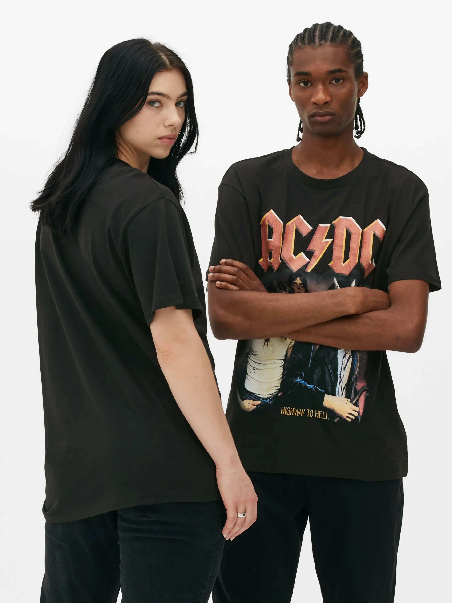Femme/Homme Primark T-Shirts Et Sweat-Shirts À Motifs|Hauts Et T-Shirts|T-shirt Avec Photo AC/DC