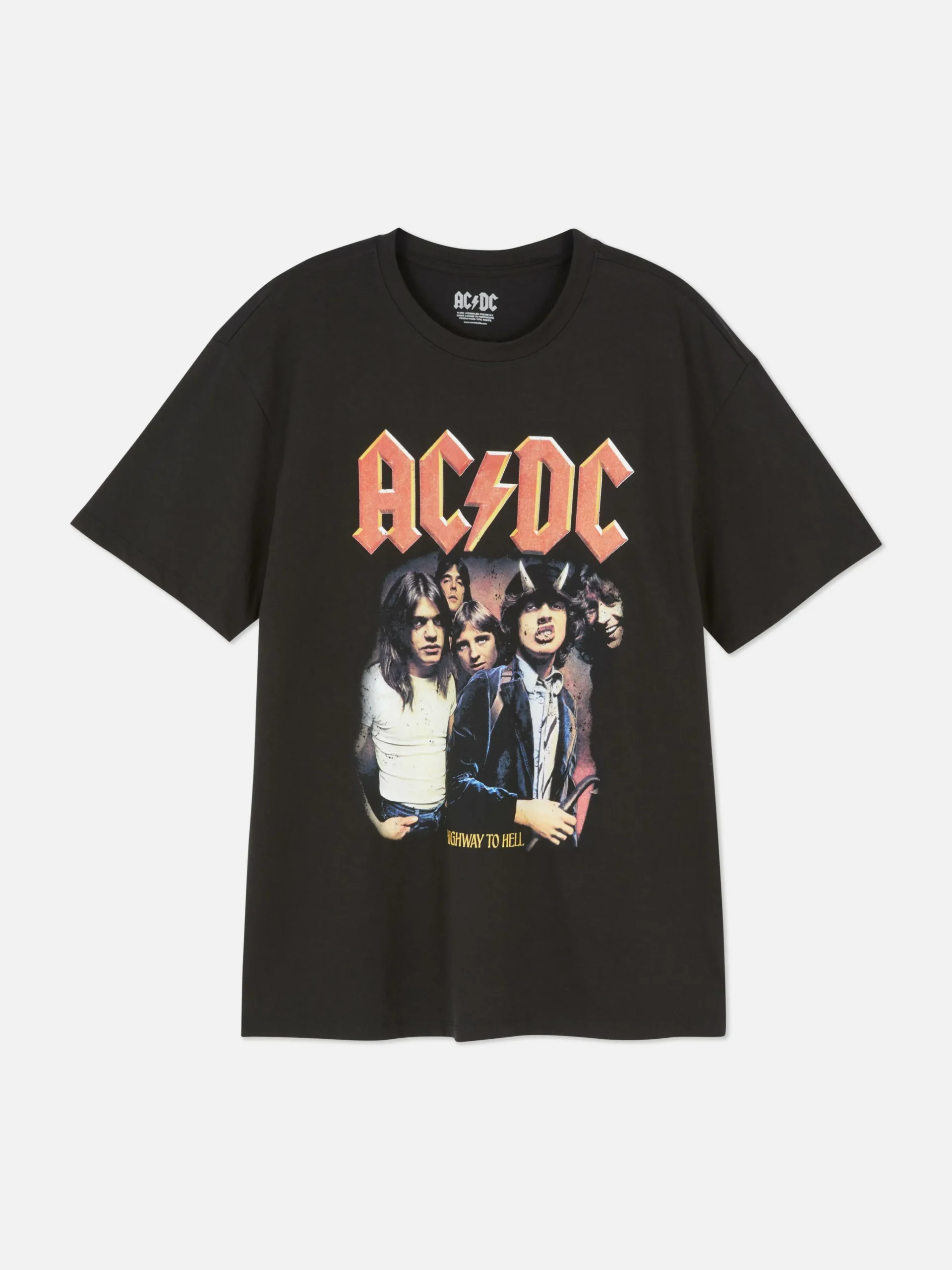 Femme/Homme Primark T-Shirts Et Sweat-Shirts À Motifs|Hauts Et T-Shirts|T-shirt Avec Photo AC/DC