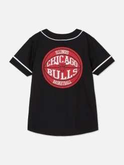 Enfant Primark Hauts Et T-Shirts|T-shirt Boutonné NBA Chicago Bulls