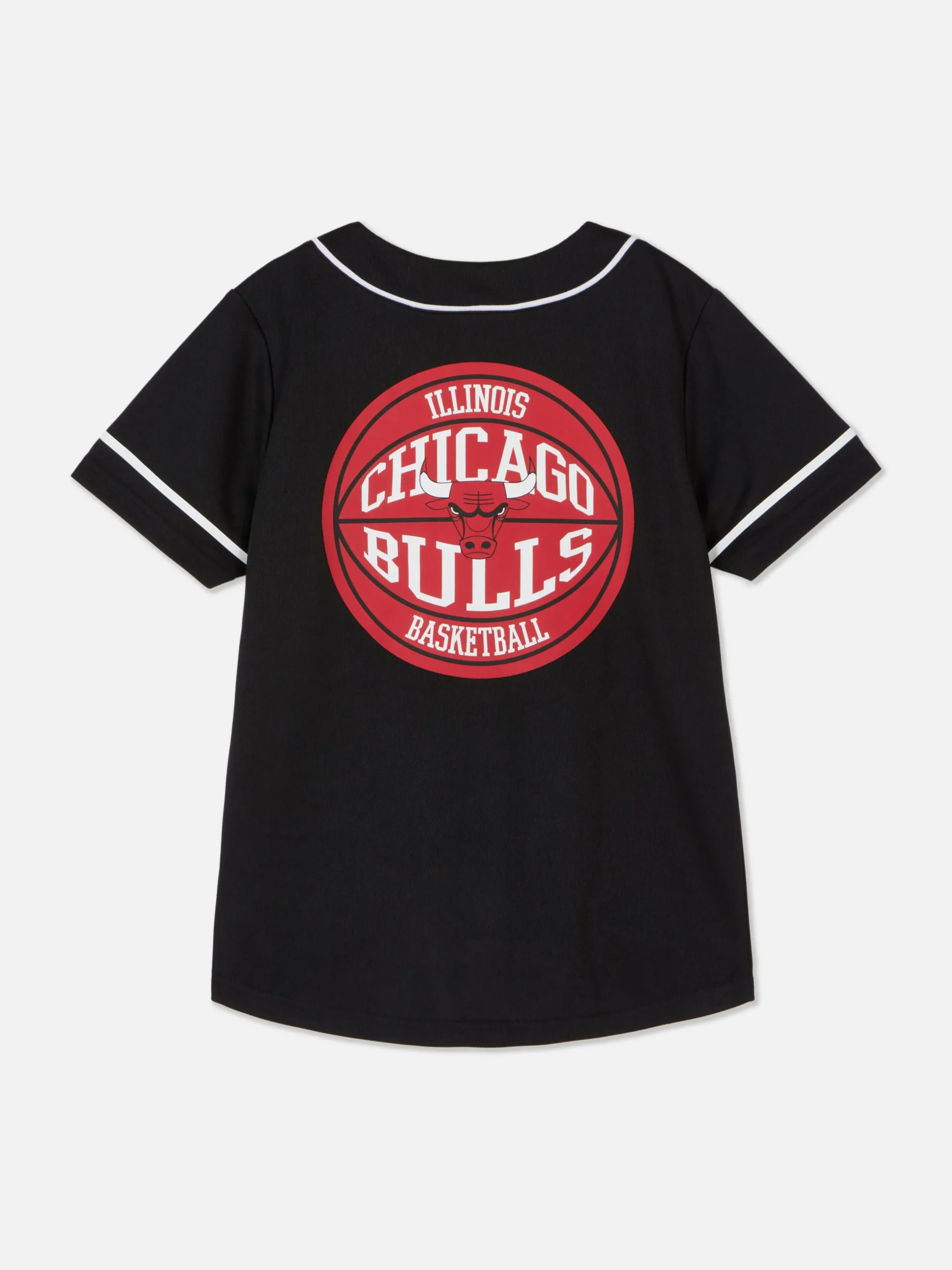 Enfant Primark Hauts Et T-Shirts|T-shirt Boutonné NBA Chicago Bulls
