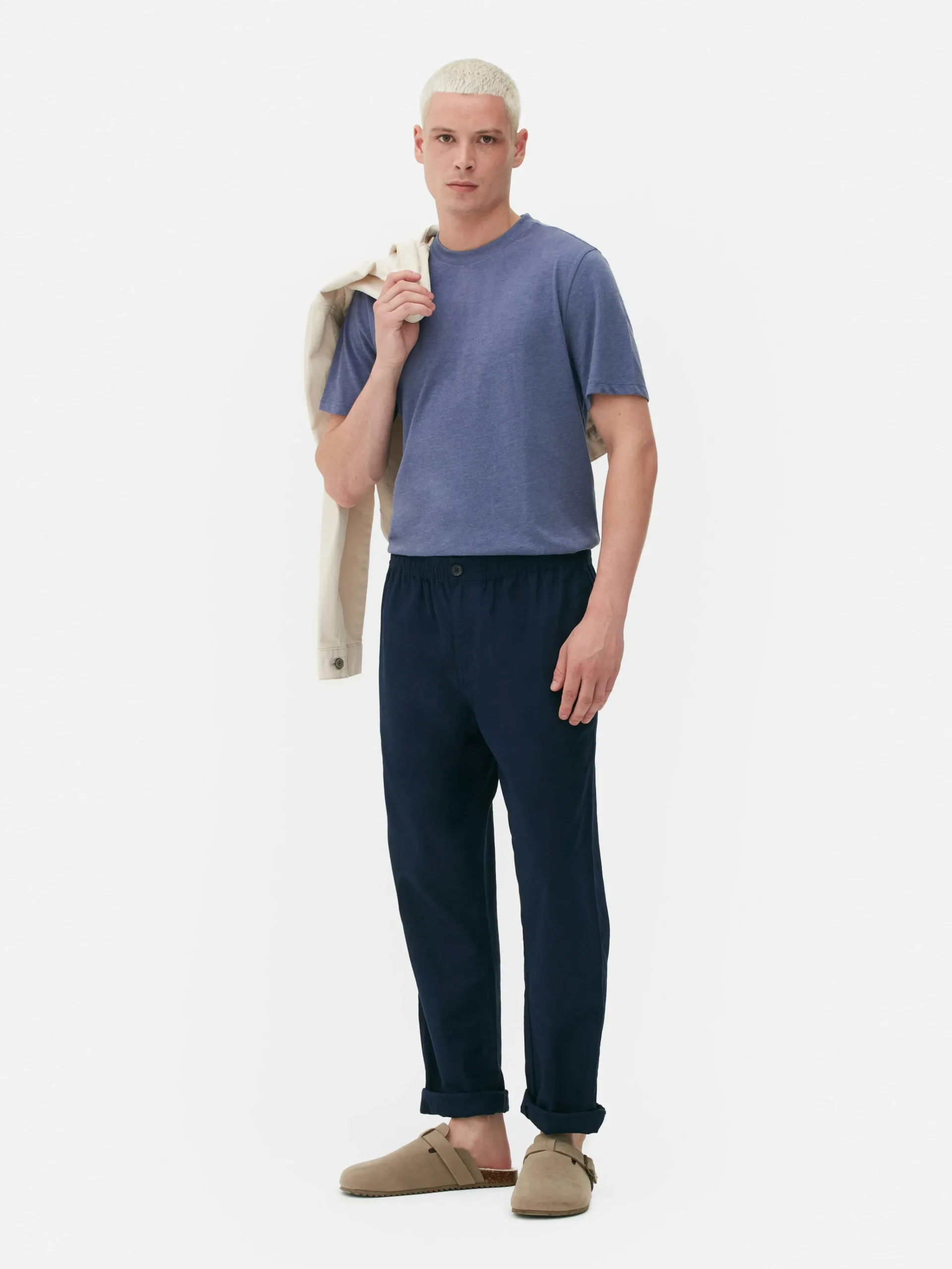 Homme Primark Hauts Et T-Shirts|T-shirt Chiné Coupe Regular