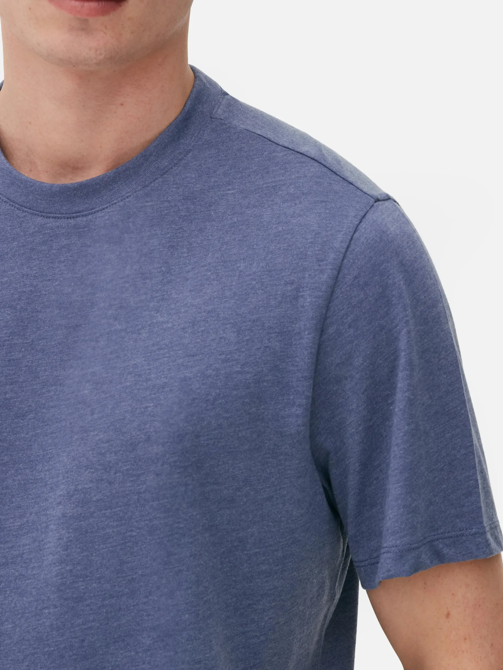 Homme Primark Hauts Et T-Shirts|T-shirt Chiné Coupe Regular