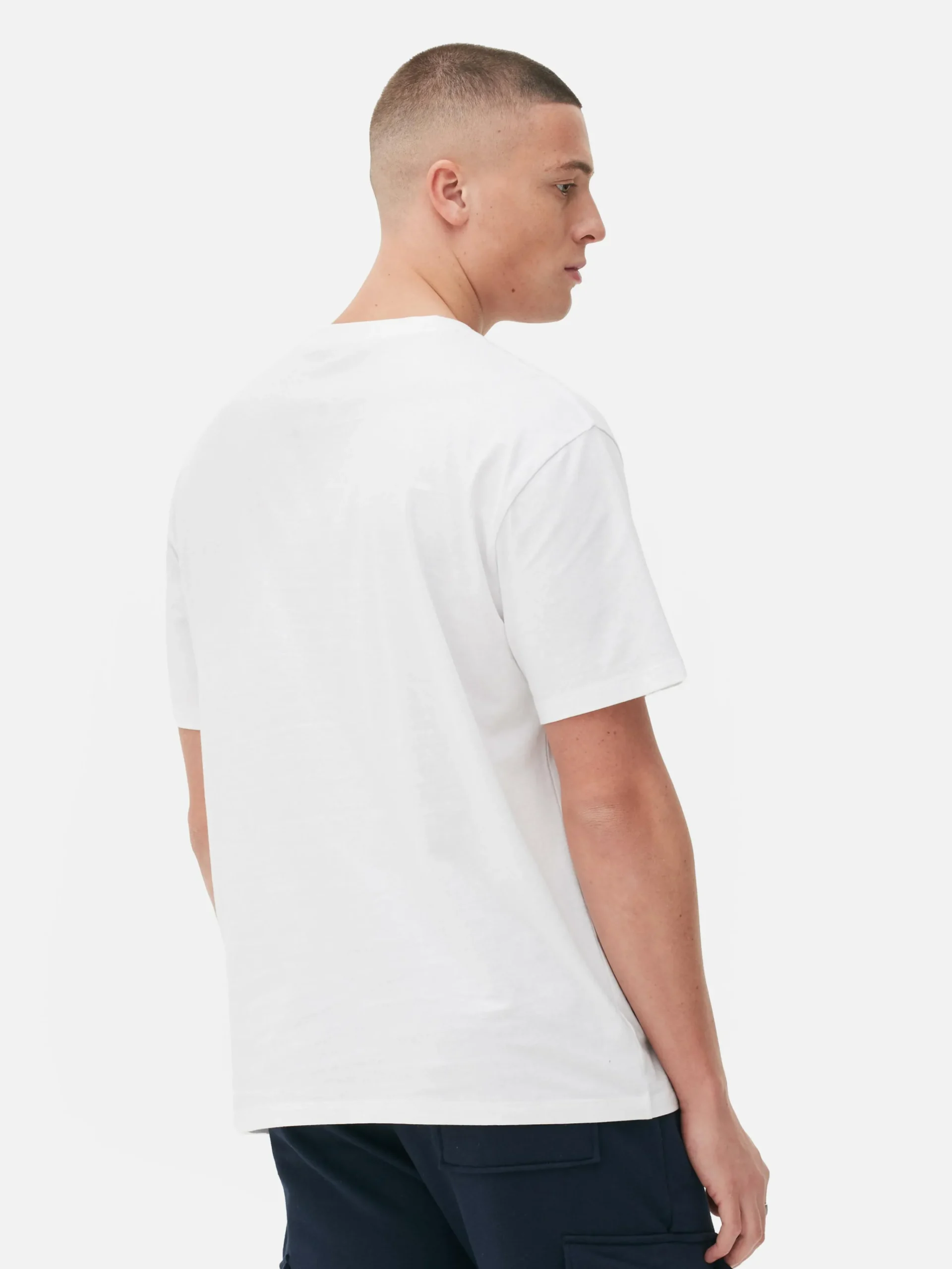 Homme Primark Hauts Et T-Shirts|T-shirt Coupe Décontractée