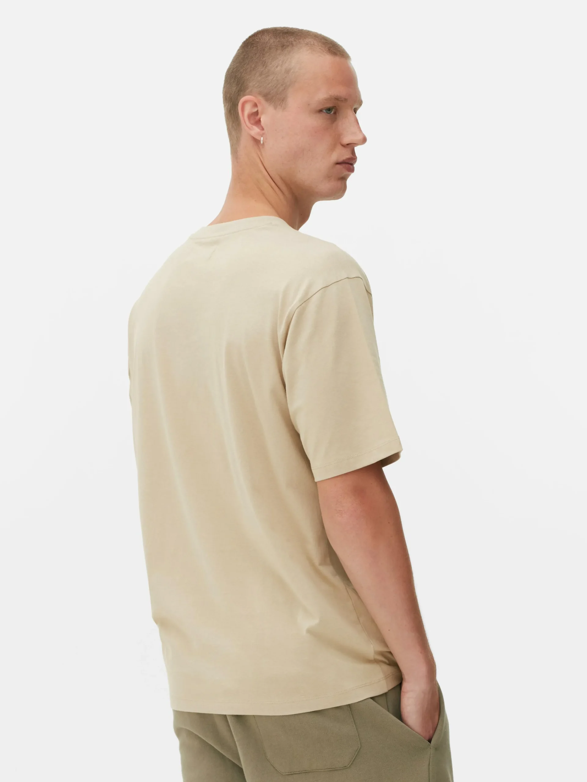 Homme Primark Hauts Et T-Shirts|T-shirt Coupe Décontractée