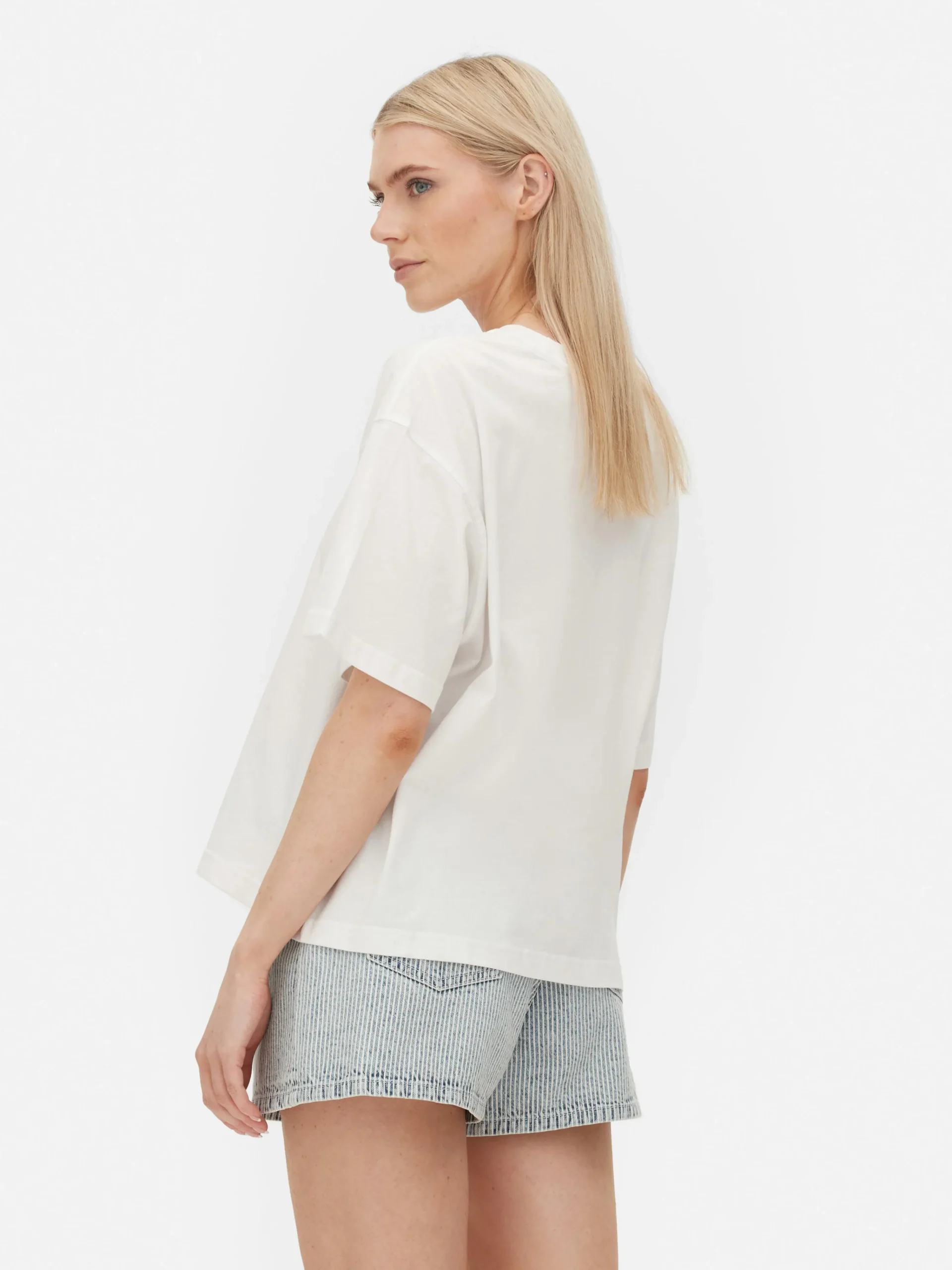 Femme Primark Hauts Et T-Shirts|T-shirt Coupe Droite