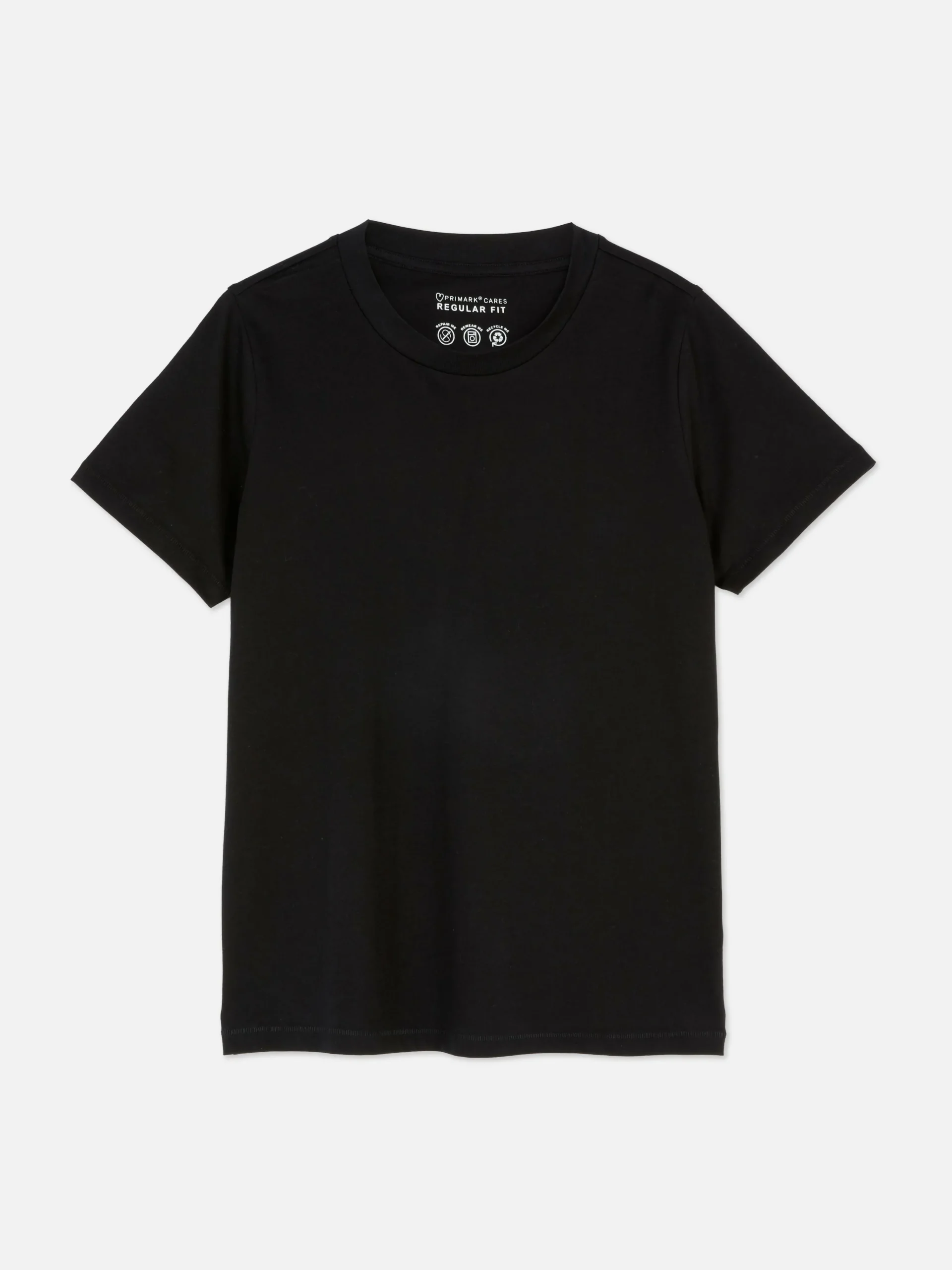 Femme Primark Hauts Et T-Shirts|T-shirt Coupe Regular à Col Ras Du Cou