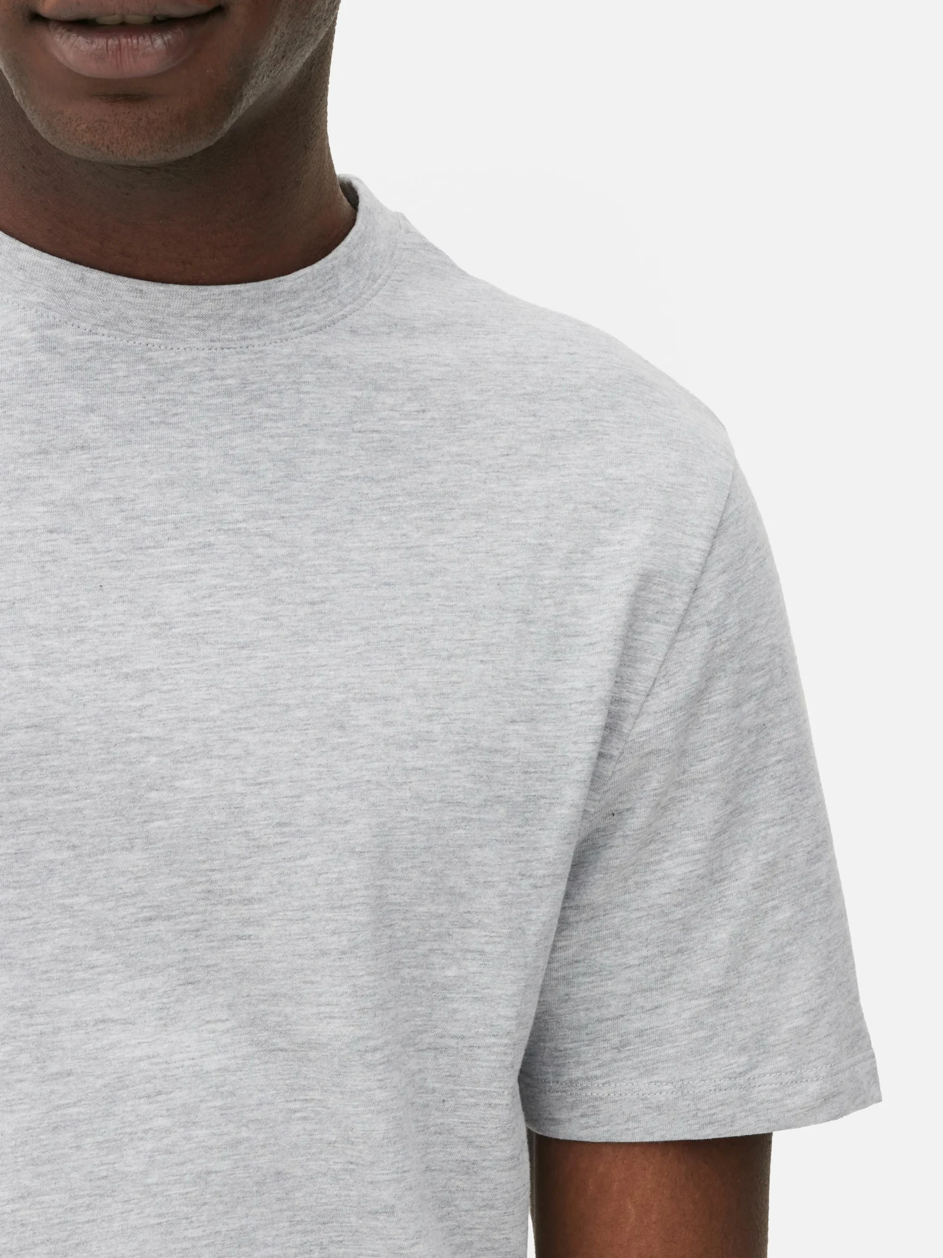 Homme Primark Hauts Et T-Shirts|T-shirt Coupe Regular Chiné