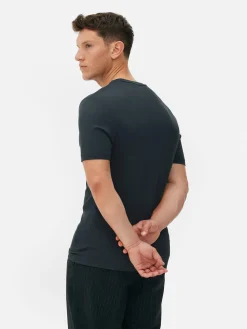 Homme Primark Hauts Et T-Shirts|T-shirt Coupe Slim Kem