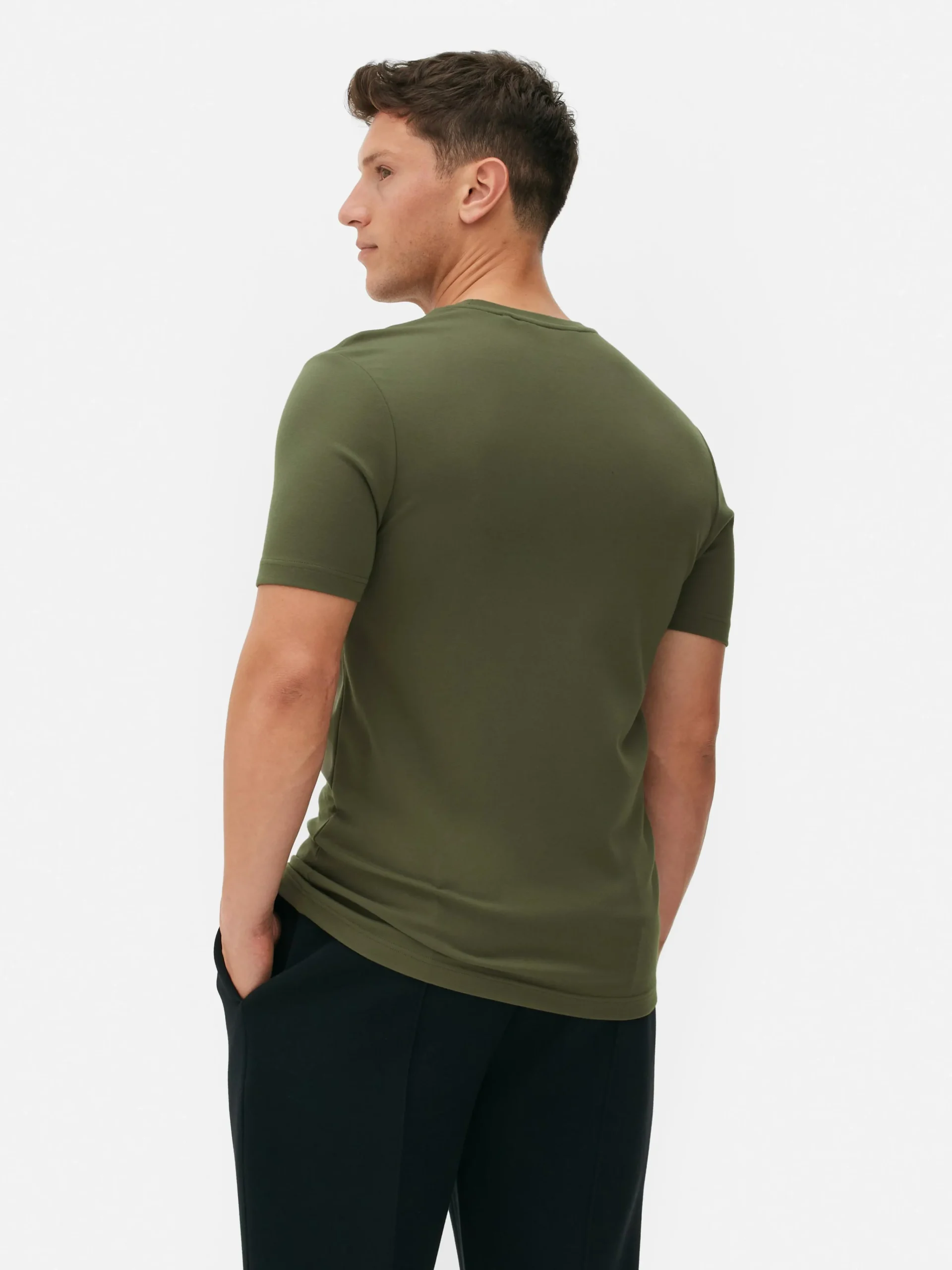 Homme Primark Hauts Et T-Shirts|T-shirt Coupe Slim Kem