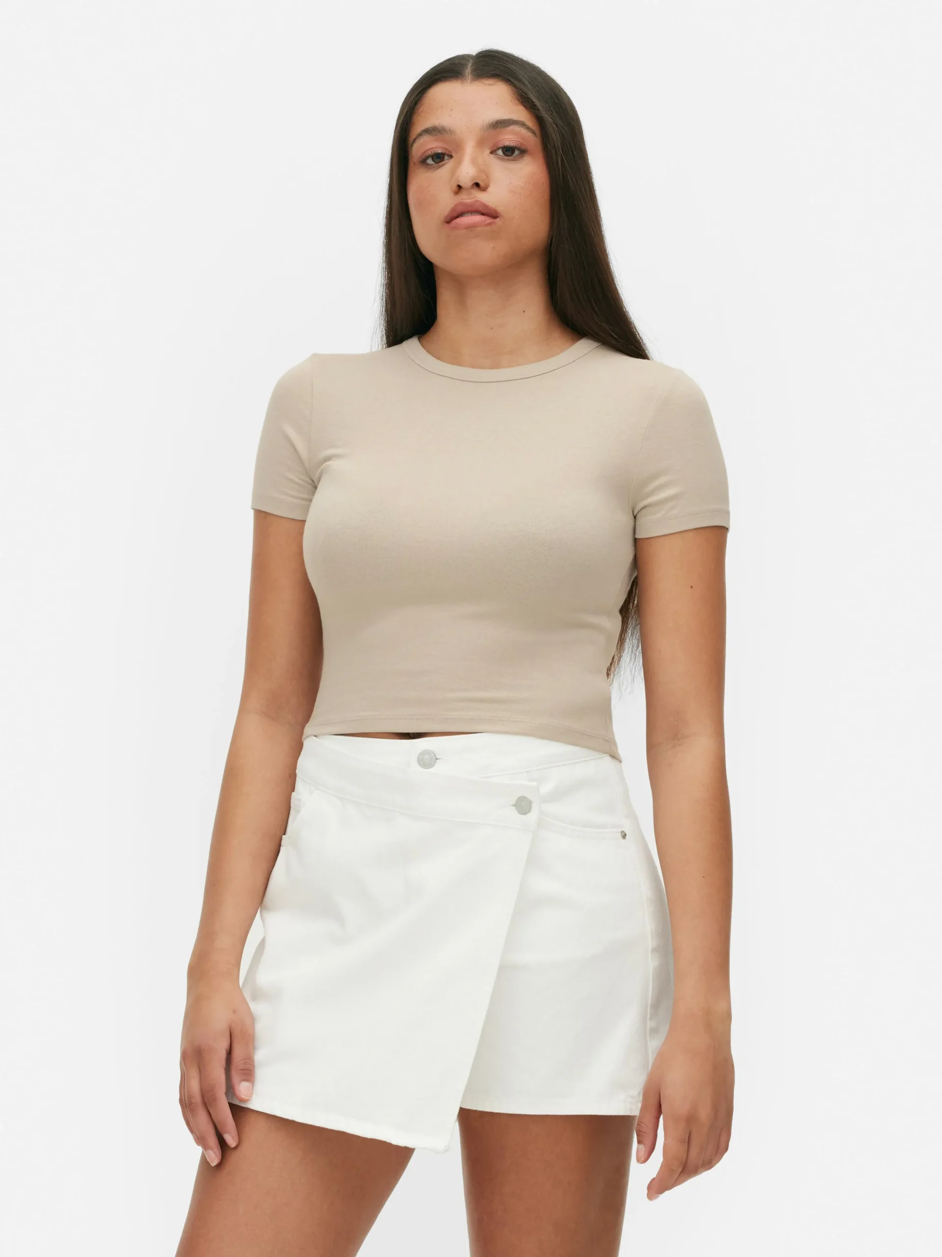 Femme Primark Hauts Et T-Shirts|T-shirt Court à Manches Courtes