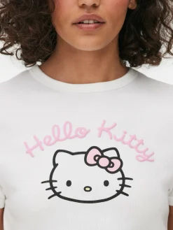 Femme Primark Hauts De Pyjama|T-shirt Court De Pyjama Hello Kitty