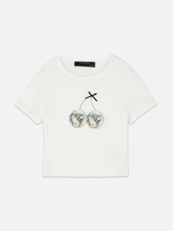 Femme Primark Hauts Et T-Shirts|T-shirt Court Graphique