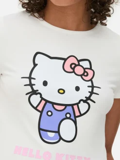 Femme Primark Hauts Et T-Shirts|T-shirt Court Graphique Hello Kitty
