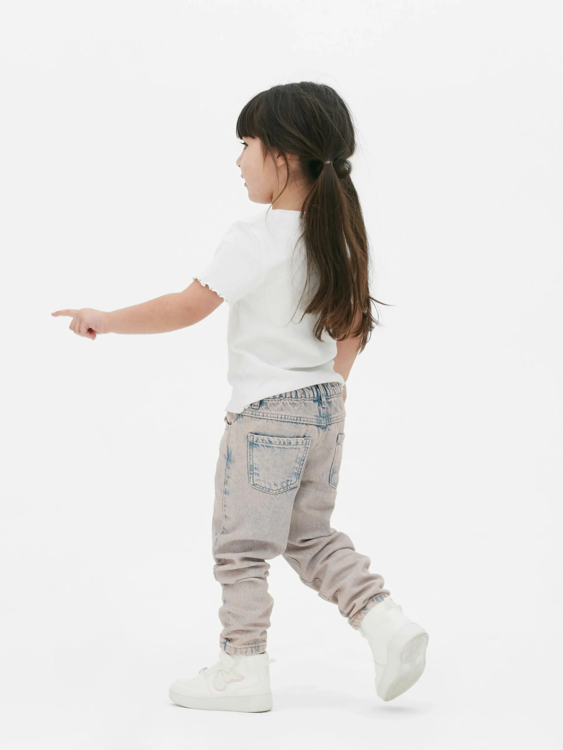 Enfant Primark Hauts Et T-Shirts|T-shirt Côtelé à Finition Festonnée à Coordonner