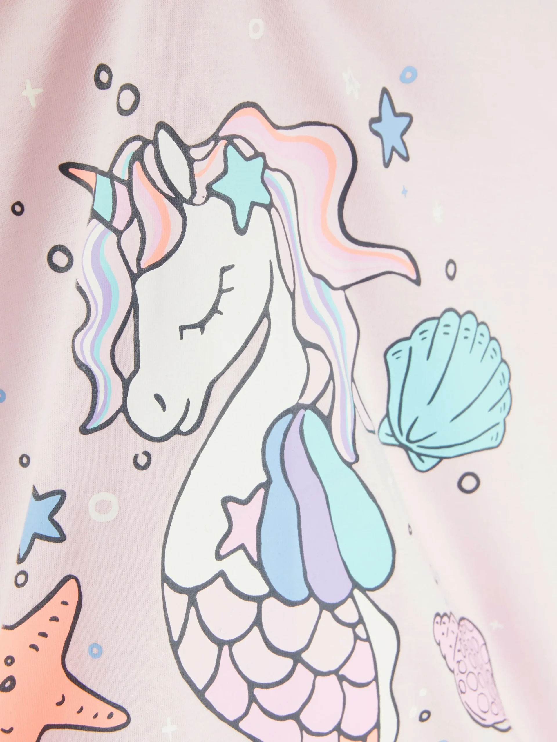 Enfant Primark Pyjamas Et Vêtements De Nuit|T-shirt De Nuit à Motif Hippocampe Licorne