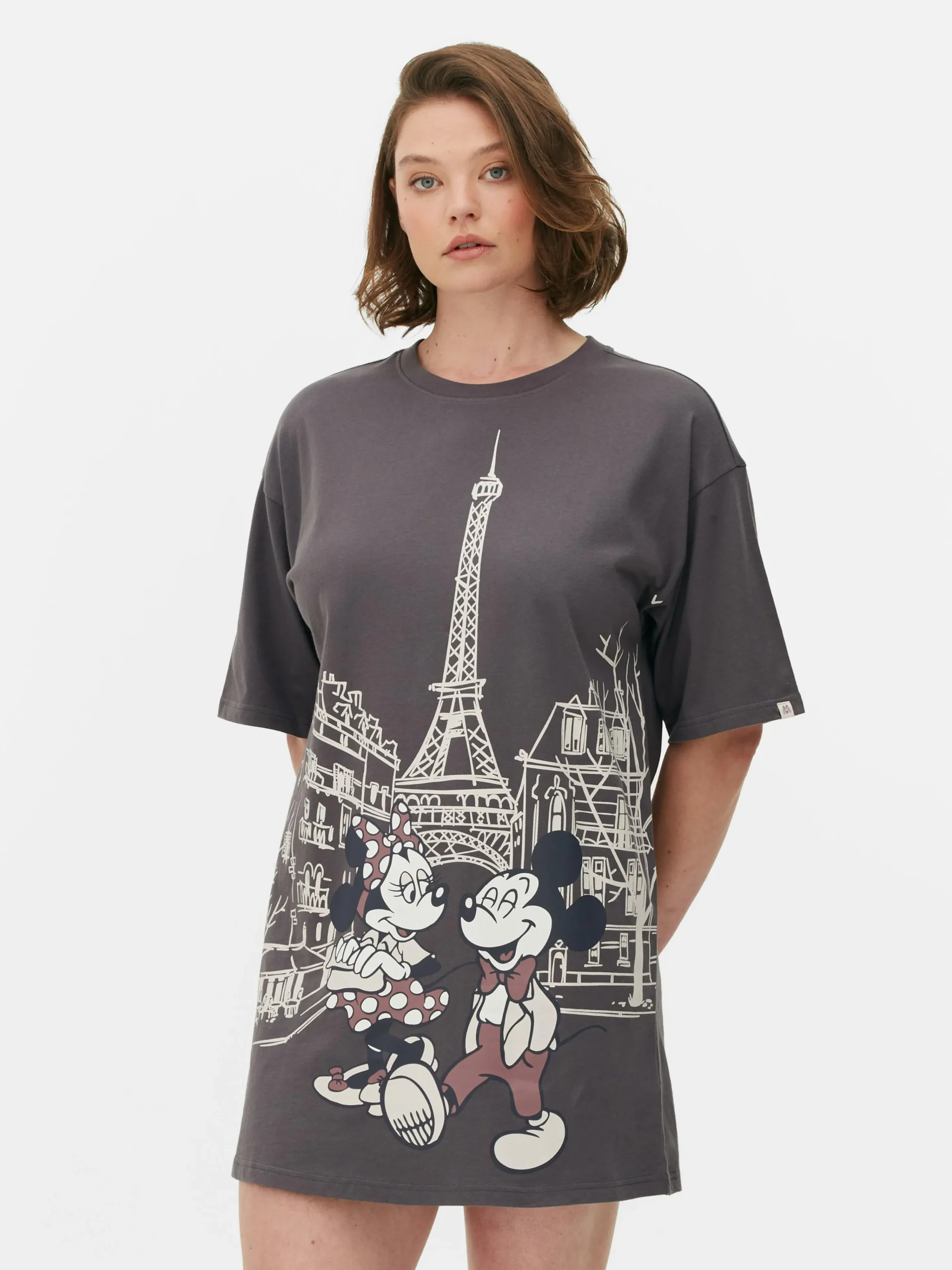 Femme Primark Chemises De Nuit Et Nuisettes|T-shirt De Nuit Disney Mickey Mouse Et Minnie Mouse