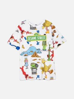 Femme Primark Hauts De Pyjama|T-shirt De Nuit Graphique 1, Rue Sésame