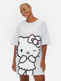 Femme Primark Chemises De Nuit Et Nuisettes|T-shirt De Nuit Oversize Hello Kitty
