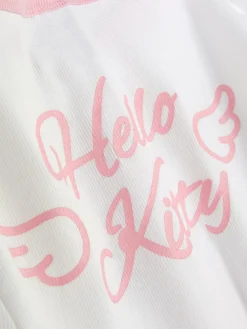 Femme Primark Hauts De Pyjama|T-shirt De Pyjama Côtelé Hello Kitty