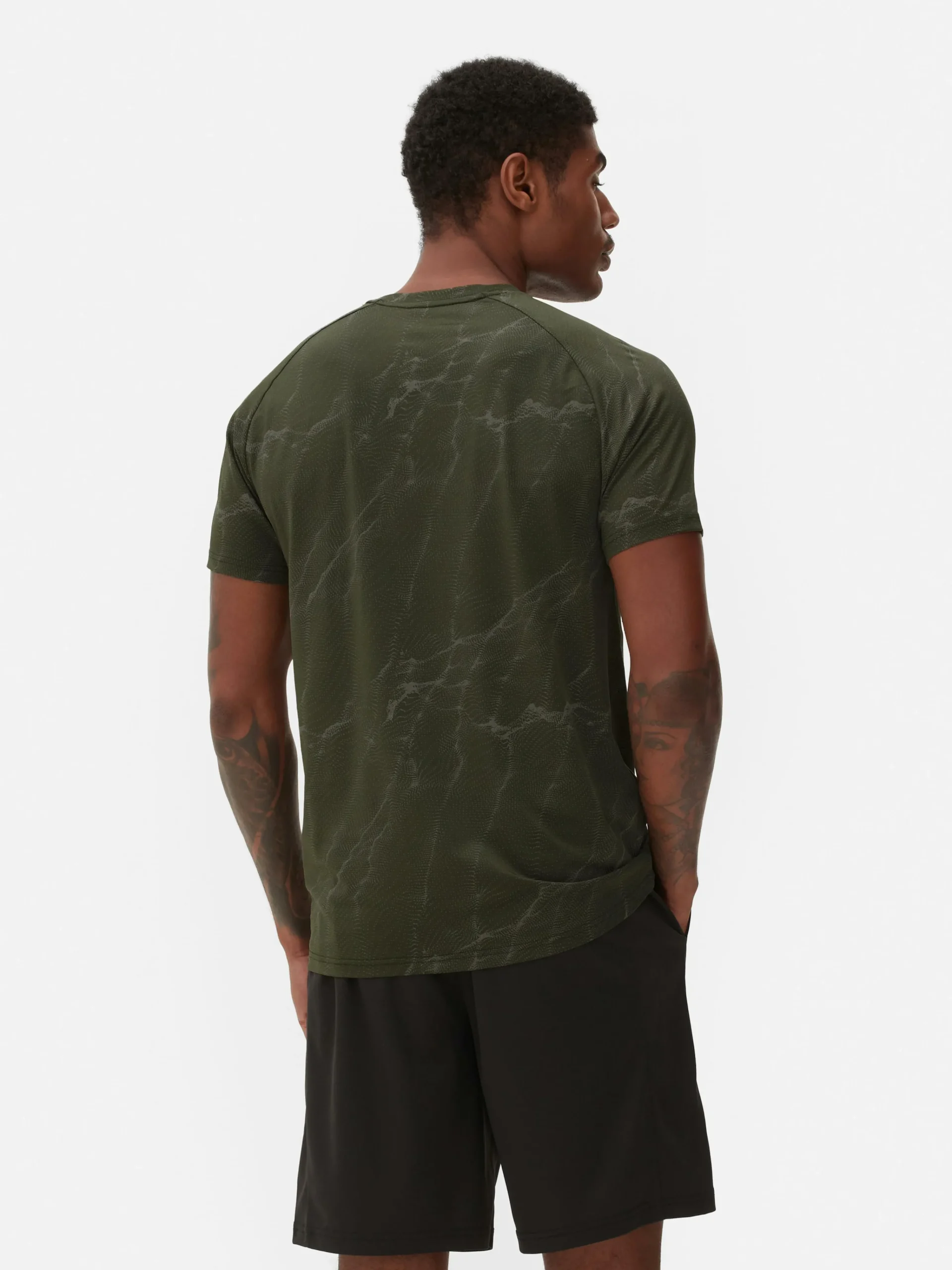 Homme Primark Vêtements De Sport|Hauts Et T-Shirts|T-shirt De Sport à Motif